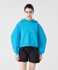 We Love Balloon Crop Hoodie_Blue