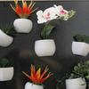 YO CHO Artificial Flower Fridge Sticker Succulent Plant Fridge Chalkboard Magnetic Bonsai Orchid Plants Lavender Home Wall Decor