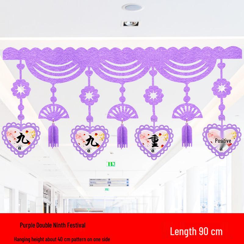 Double Ninth Festival Hanging Ornaments for Retirement Homes - Creative Outdoor Decorations