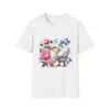 Charming Floral Chick T-Shirt, Cute Spring Tee, Easter Gift, Animal Lover Shirt,