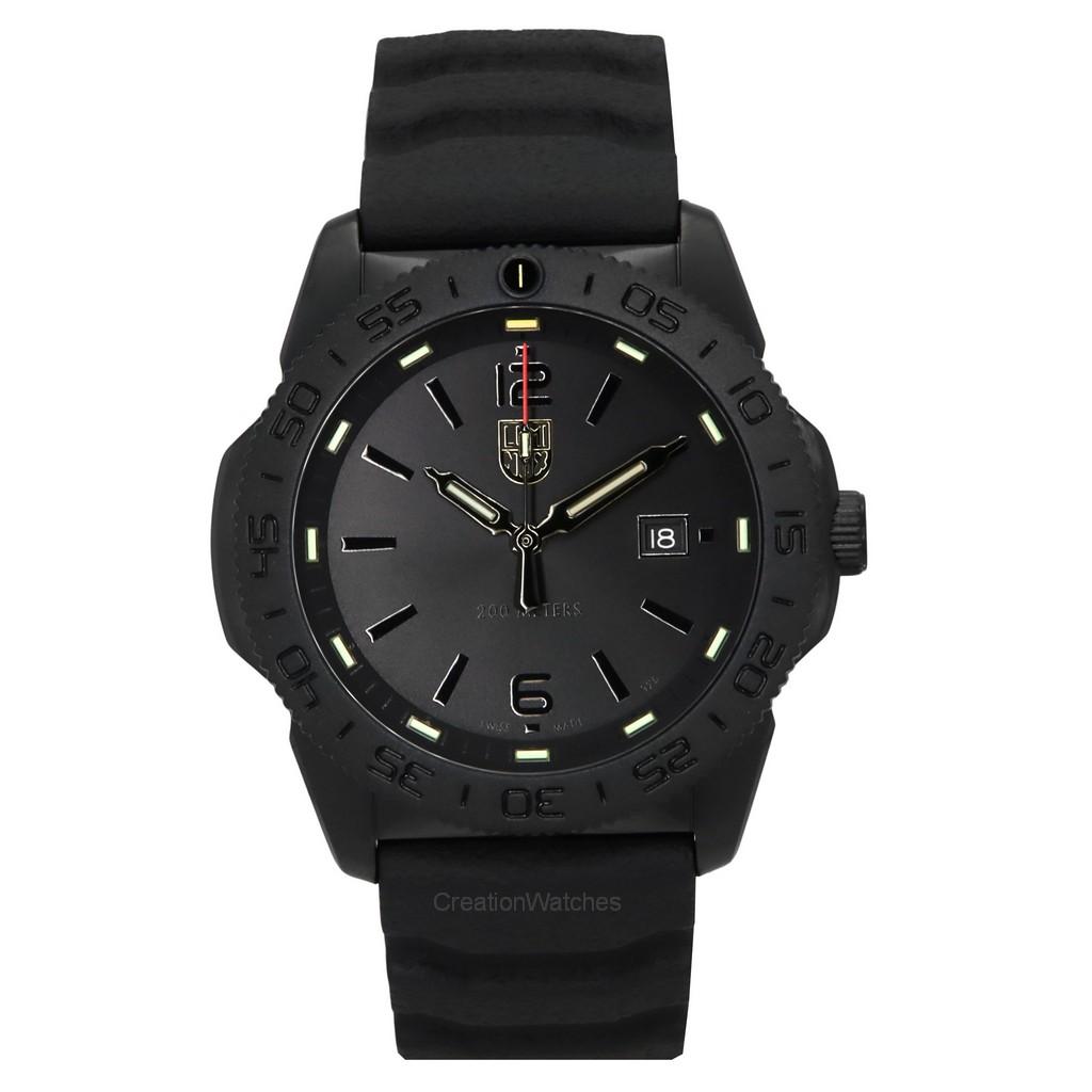 

Мужские часы Luminox Pacific Diver с каучуковым ремешком, черным циферблатом и кварцевым механизмом XS.3121.BO, 200 м чёрный
