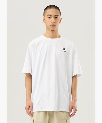 LECOQ Logo Graphic Short Sleeve T-Shirt - White (Qq223Lrs42) (A Type)