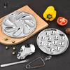Stainless Steel Oyster and Snail Steaming Plate for BBQ and Seasoning