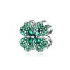 New Colorful Shiny Zircon Charms Beads for DIY Jewelry Fit Silver Bangle Bracelet Necklace KeyChain Women Accessories