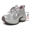Shoes Women's Spring and Autumn Purple Platform Shoes Breathable Versatile Lightweight Muffin Bottom Sports Casual Women's Shoes