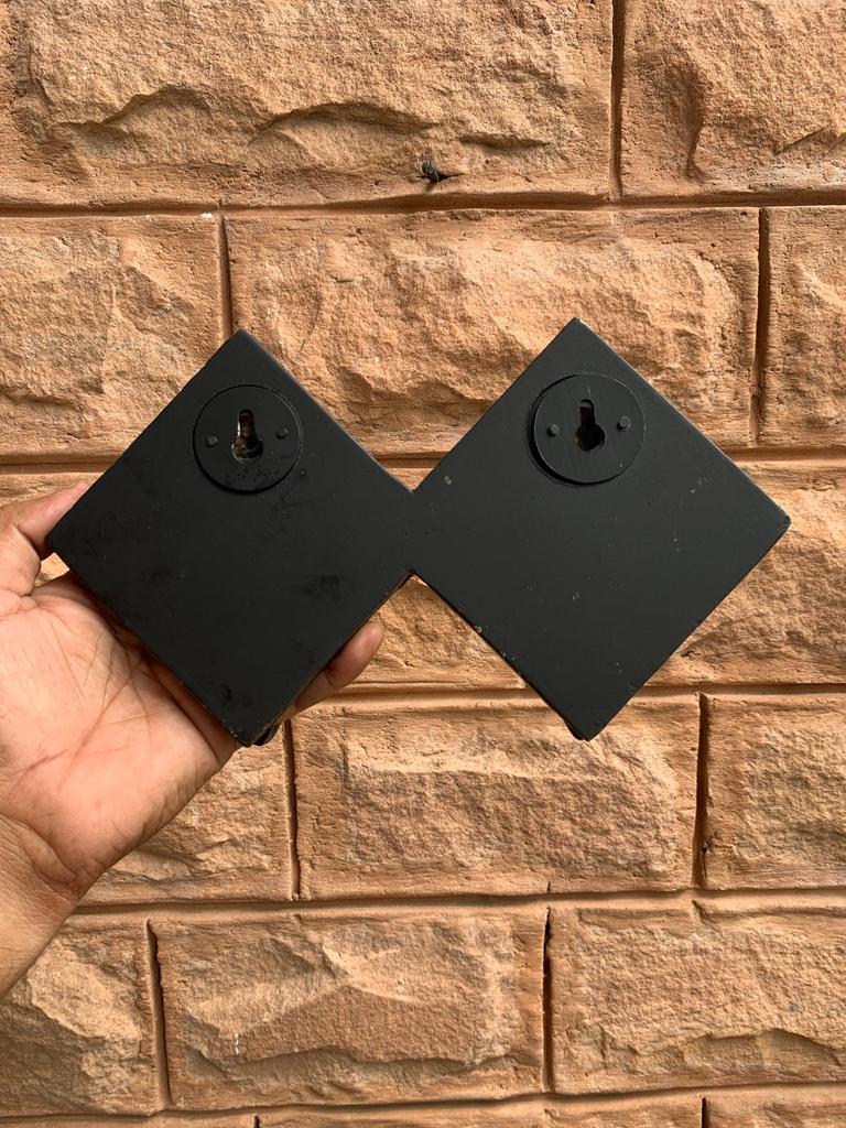 Hand Painted Wooden Peacock Wall Hooks: Black & White Decor