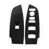 4Pcs Carbon Fiber Look Window Switch Panel Cover Trim For Honda Accord 2018-2021