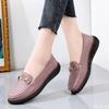 Fashionable Soft Sole Single Shoe New Summer Metal Design Women's Breathable and Non Slip Casual Women's Shoes Zapatos De Mujer