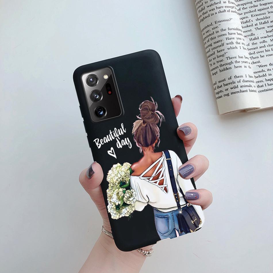 

Super Mom Baby Fashion Girls Phone Case For Samsung Galaxy Note 20 S20 Ultra Plus 5G Cases Ultra Slim Matte Soft Silicone Cover Galaxy S20 Ultra