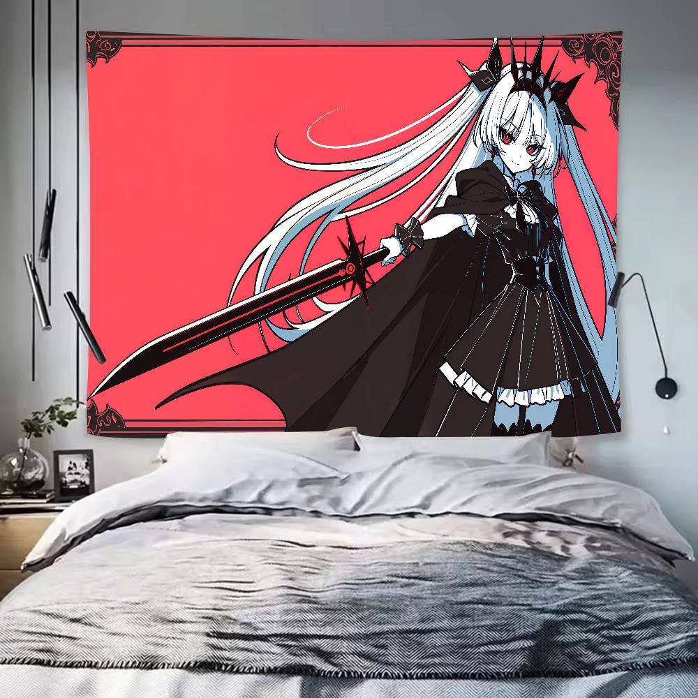 Kawaii Lilith Cool The NOexistenceN of you AND me Tapestry Wall Hanging Art Decoration Aesthetic Background Cloth Birthday Gif