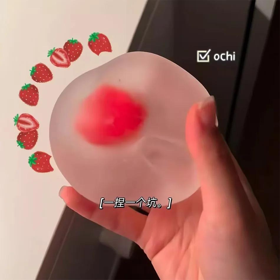 Squishy Green Apple Stress Ball Soft Fidget Sensory Toy For   Slow Rebound Squeeze Toy For Adults Kids Christmas Gift