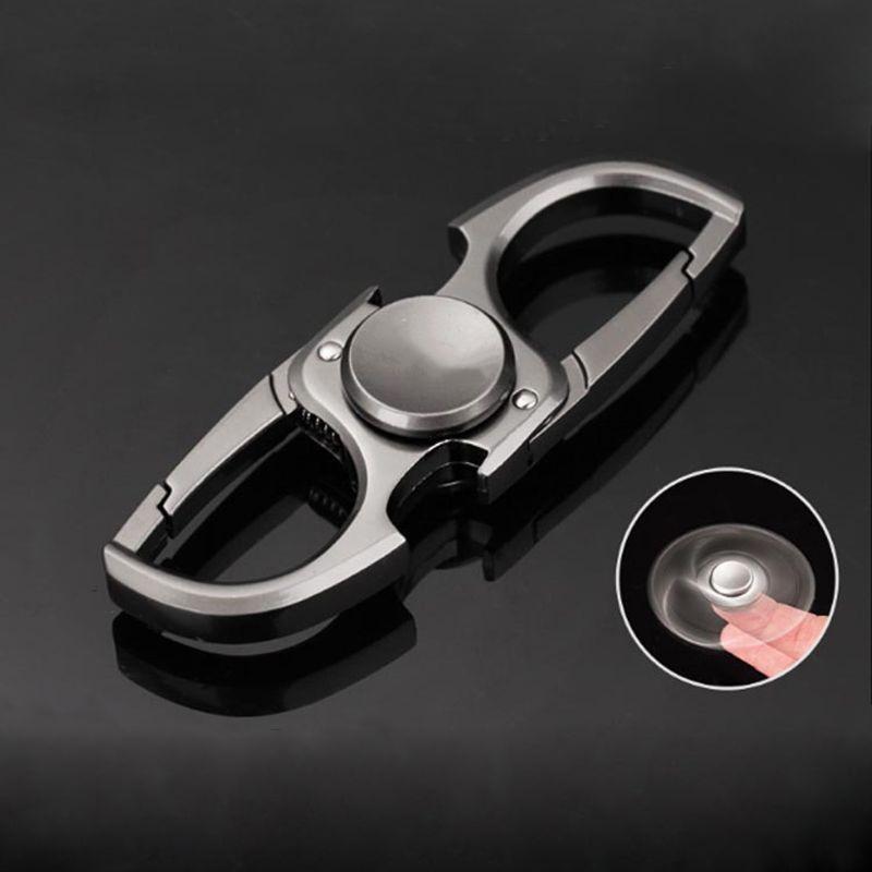 Schlüsselanhänger Flaschenöffner Fidget Spinner Stressabbau Spielzeug für Erwachsene EDC Gadgets Spielzeug zur Stressbewältigung
