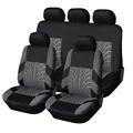 Car Seat Covers Polyester Front Bucket Seat Protectors with Back Premium Sporty Seat Cushions, Auto Accessories for Car SUV