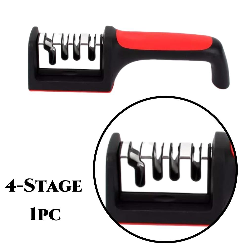 Effortlessly Knife Sharpener 4/3-Stage Professional Kitchen Sharpening Stone Tungsten Diamond Ceramic Sharpener Tool Easy To Use