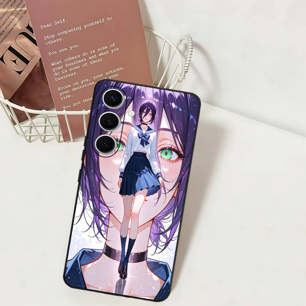 

Anime Chainsaw Man Reze Arc Phone Case For Samsung S 24 Fe 25 Ultra Plus 20 Lite 21 30 22 23 24 22 Ultra 5G Fundas Samsung S20 lite 5G