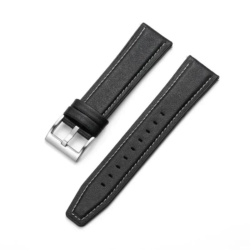 

Кожаный силиконовый браслет для Amazfit GTR 47 мм, ремешок для Xiaomi Amazfit Pace/Stratos 1 2 3/GTR2/GTR 2e, ремешок для часов For Amazfit GTR 2-2e