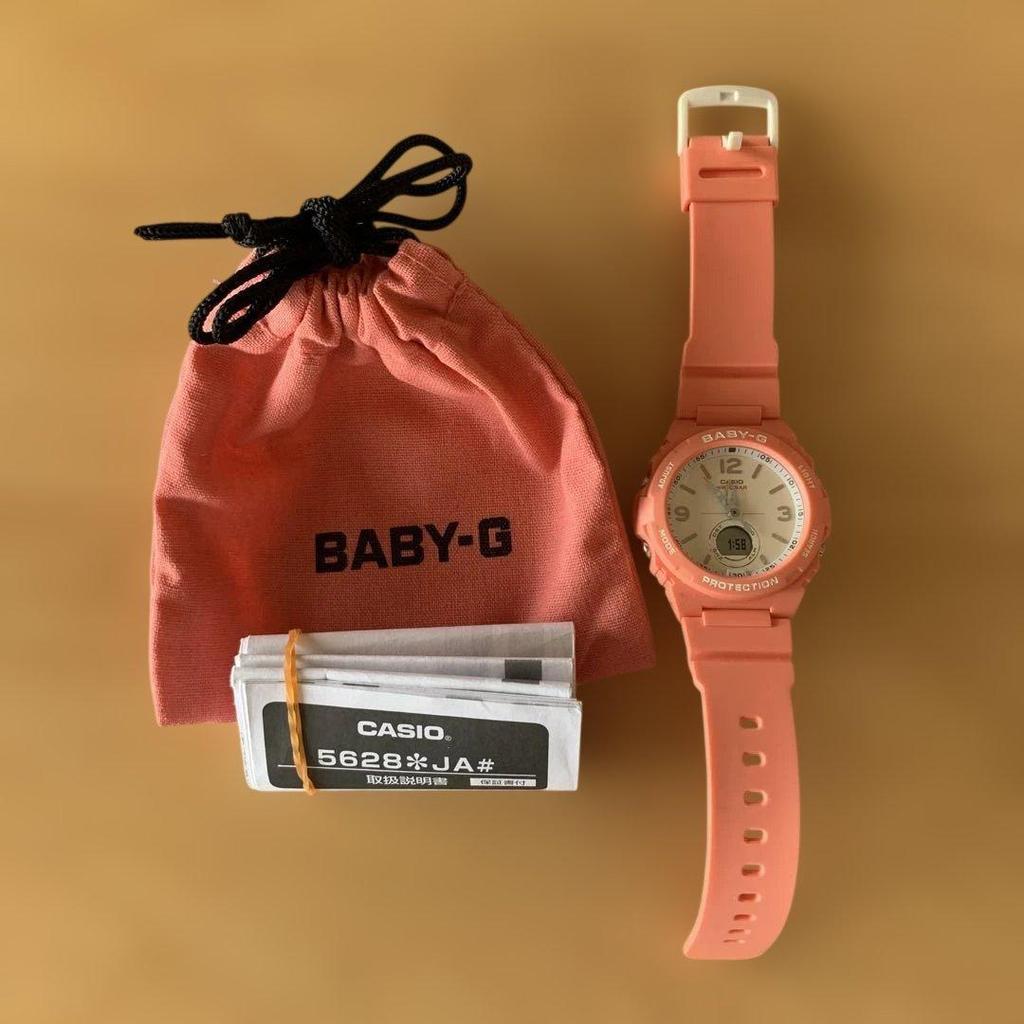 Used CASIO BABY-G Pink Casio Wristwatch