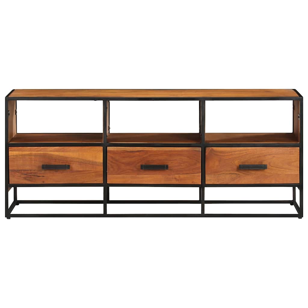 TV Cabinet 110 X 30 X 45 Cm Solid Acacia Wood