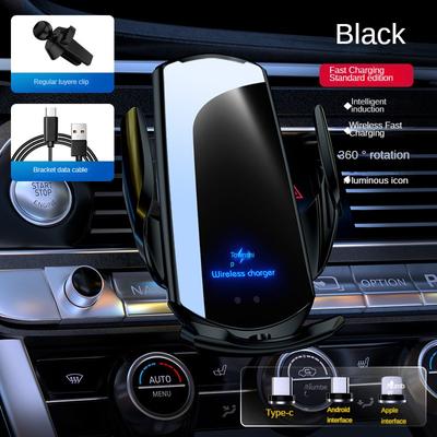 Magic Clip Q3 Supporto per telefono cellulare con ricarica wireless per auto Forniture per supporto per navigazione per auto con apertura e chiusura a induzione da 15 W