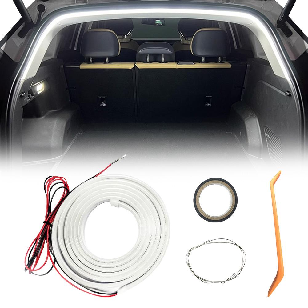 LED Automatic Tail Box Light Multifunction Auto Sensor Tail Light Strip Car Trunk Ambient Lighting Strip for Truck Trunk Decor