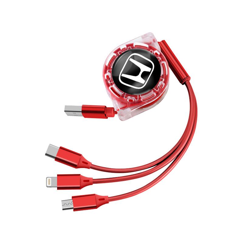 AZE1 100W QC3.0 PD Mini Car Charger Fast Charging Car USB Type C Charger For Honda Pilot CRZ CRV CRX Accord Civic FIT Jazz HRV Vezel