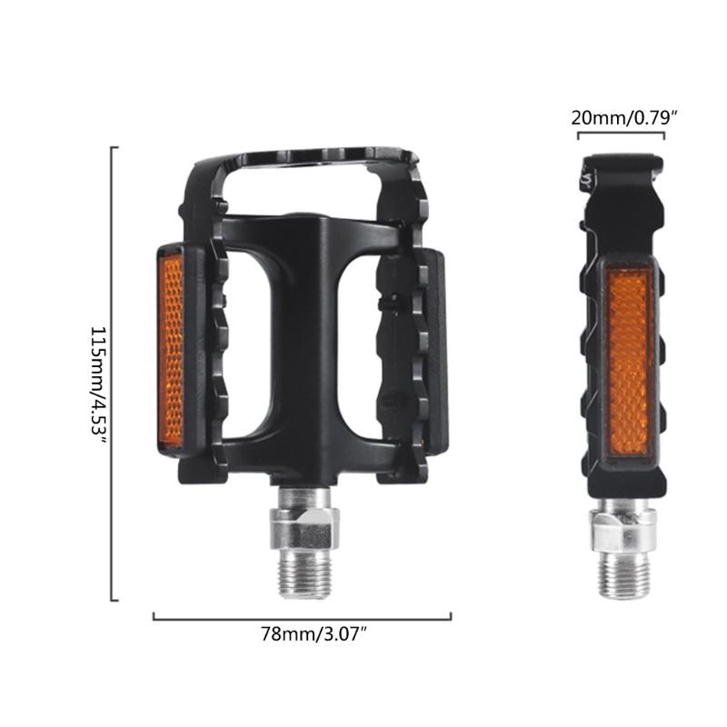 Versatile Bike Pedals Sturdy Aluminum Alloy Bike Pedals Quicker & Easy Installations Bike Pedals Lightweight & Compact