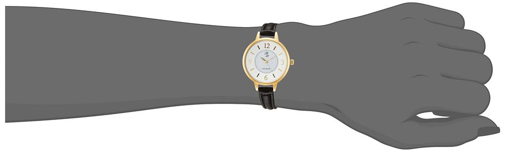 ALIAS F3 Solar Analog Waterproof Watch with Leather Strap FP010BK1S Black Women's