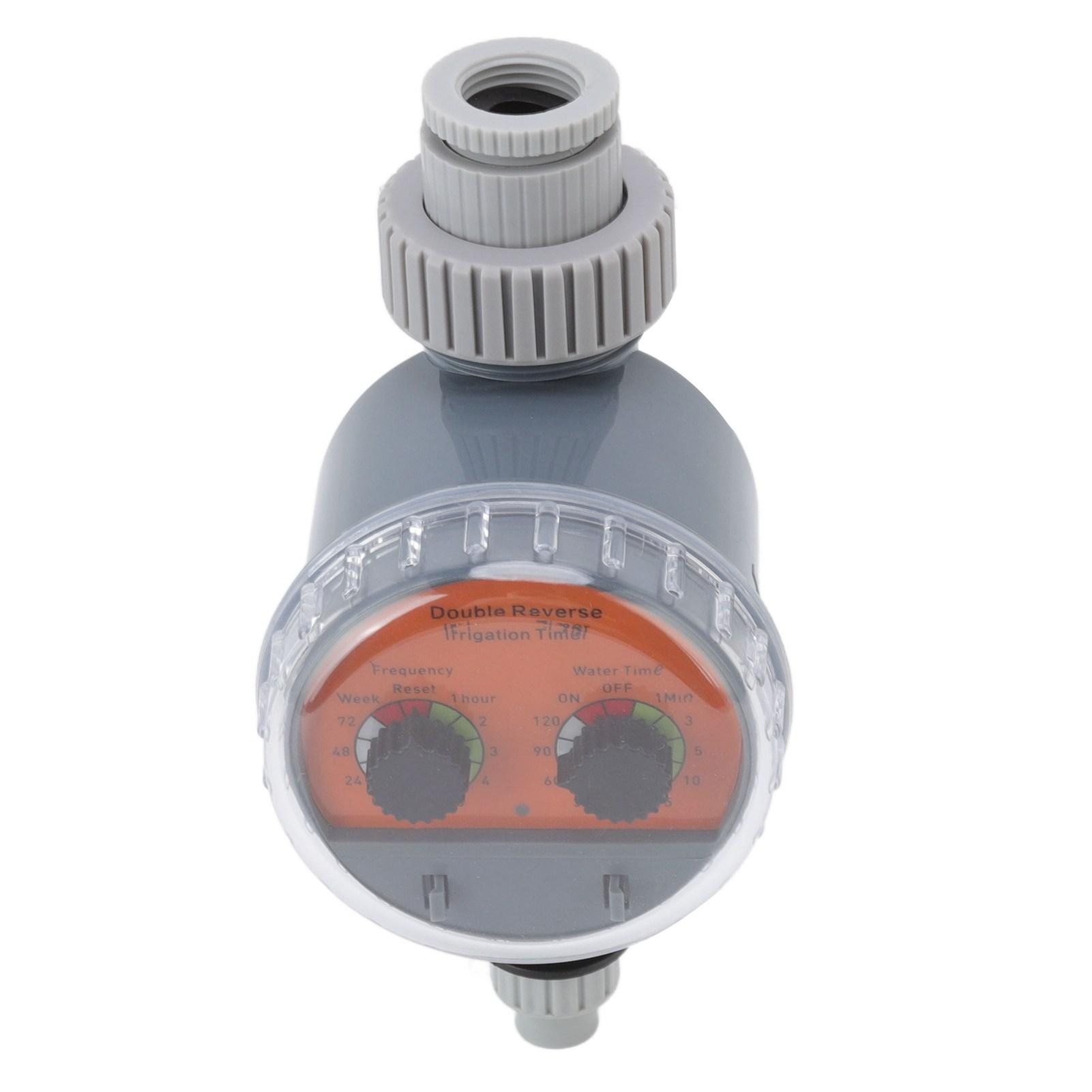 

Таймер полива с двойным циферблатом, шаровым краном, водонепроницаемый IP67, автоматический таймер полива без давления для дворов, балконов