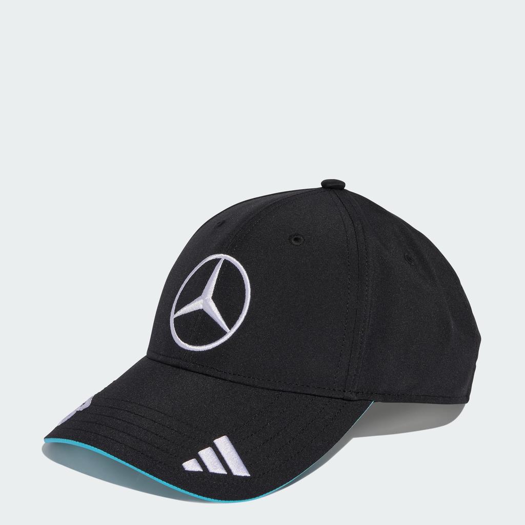Adidas MERCEDES AMG PETRONAS FORMULA ONE Team Baseball Cap GEORGE RUSSEL TO069 Men's Black (JZ2569)