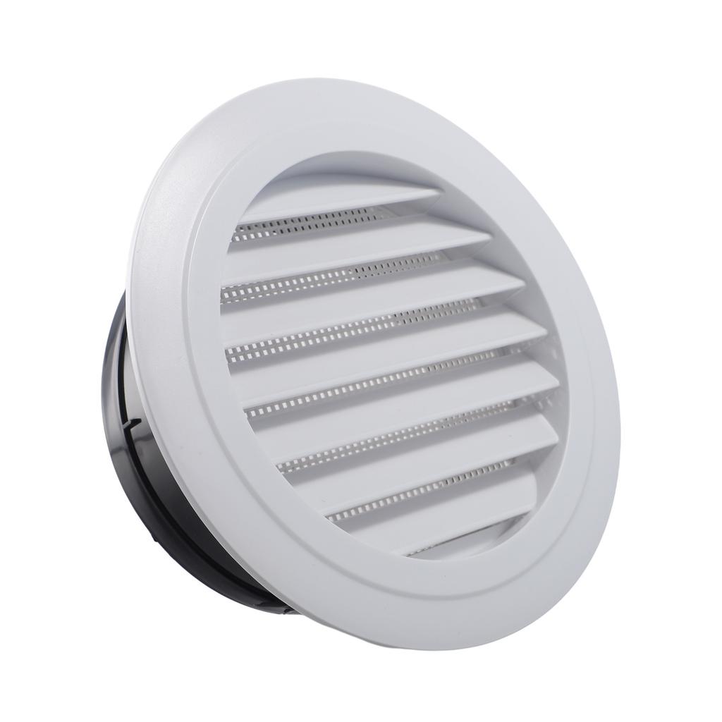 Mm Duct Vents Round Louvered Vents ABS Round Adjustable Air Volume Round Louvered Vents Convenient Cleaning Interior ABS Grille