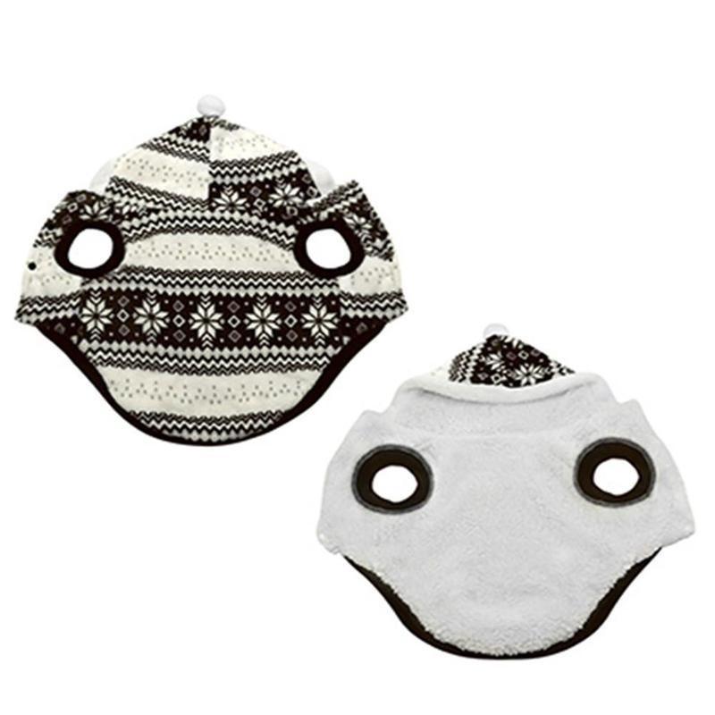 Winter Warm Pet Dog Coat Clothes Snowflake Print Christmas Hoodie Sweater For Small Medium Dogs