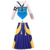 Kids Girls Anime Cartoon K-Pop Zoey Print T-shirt Skirt Bag Cloak Set Outfit Christmas Role Play Halloween Cosplay Costumes