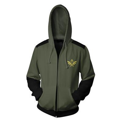 New, animation sweater, steel alchemist, Edward 3D printed sweater zipper cardigan animation periphery