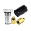 4PCS Valve Socket & Air Test Fitting Tool & Oil Rail Adapters For Ford 6.0L