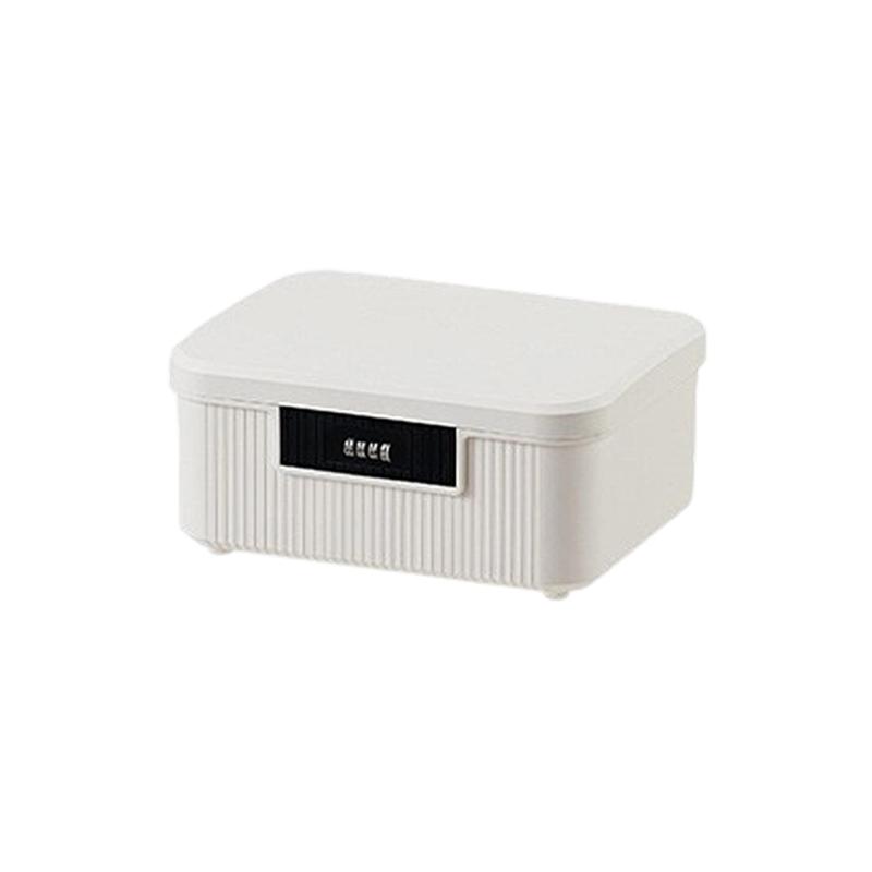 Lockable Password Storage Container 9L Capacity ABS Construction Secure File Box For Confidential Documents белый