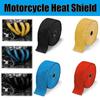 Motorsykkel Eksosrør Varmebeskyttelsesklut 1,5 meter Bil Lyddemper Varmeisolasjonstape Brannsikker Lyddemping Biltilbehør