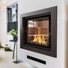 Fireplace Insert with Water Jacket KRATKI LUCY 12 kW Diameter 200 Set