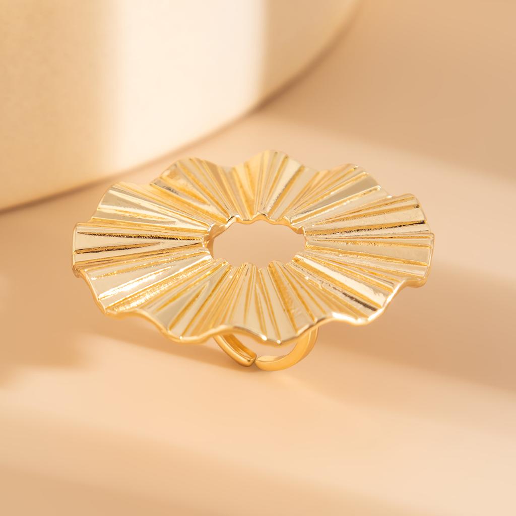 Ingemark 18 Styles Vintage Punk Petal Flowers Rings for Women 2026 Trend Goth Geometric Adjustable Rings New Year Party Jewelry