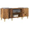 Vinyl Record Cabinet Reclaimed Wood Look 121 x 38 x 48 cm Engineered Wood