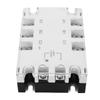 3 Phasen Solid State Relais Weiß Geräuschlos Stoßfest Zuverlässig DC zu AC Solid State Relais 3?32VDC