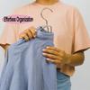Non-Slip Space Saving Hangers Portable Collapsible Clothes Space Savers  For Dorm Room
