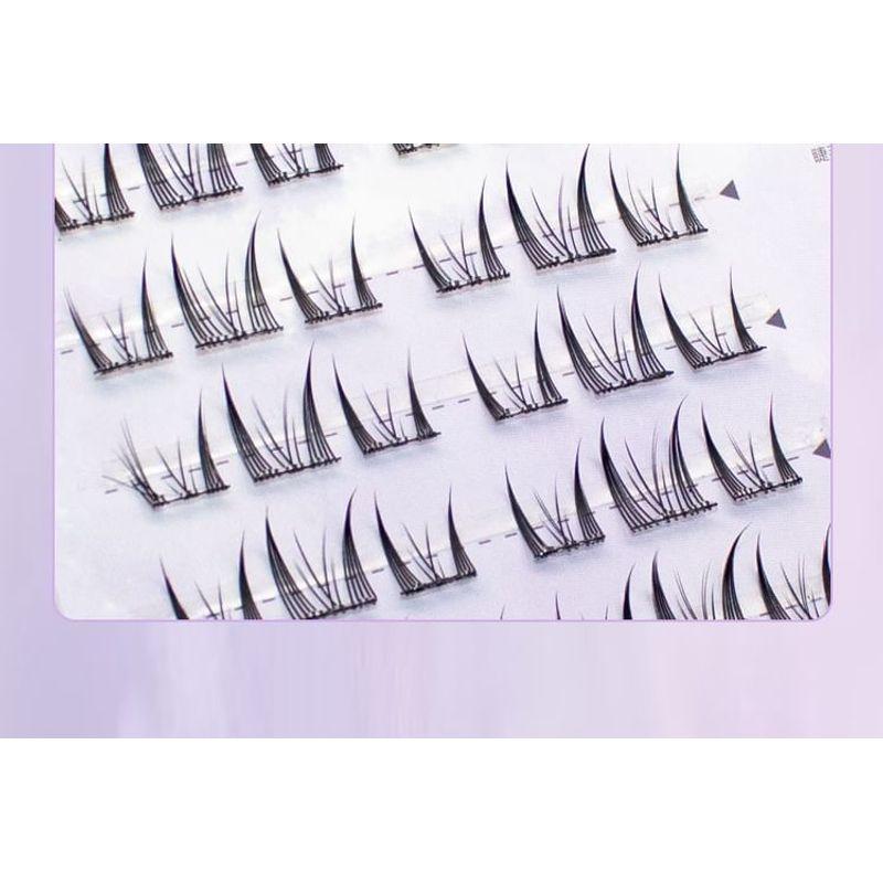 LuxeFlutter - Natural Wispy Cluster Glue-Free False Eyelashes