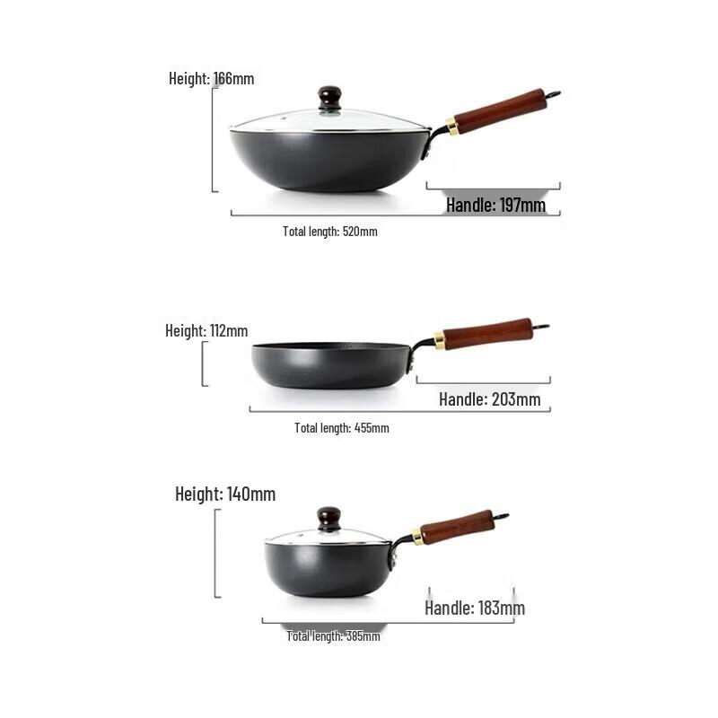 Corning VISION Zero-Coating Chinese Cookware Set