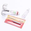 Diamond Shape LED Lure Light with hook Colorful Fishing Squid hook Portable Fishing Flash Lamp