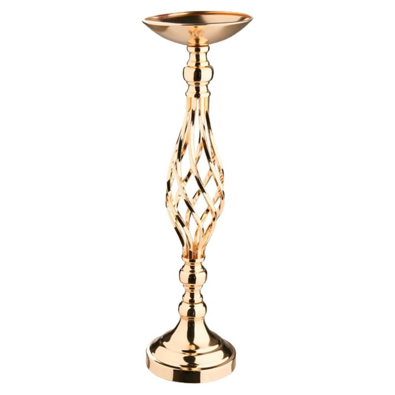 Metall Blumenarrangement Ständer Hochzeitsblumen Mittelstücke Elegante Blumenvase Kandelaber Kerzenhalter für Heimdekorationen