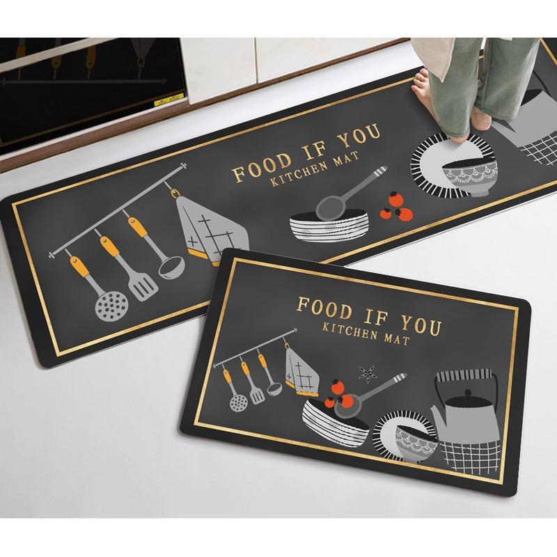 Non-slip Soft Diatom Mud Mat Bathroom Entry Toilet Long Kitchen Door Entry Mat Absorbent Quick Drying