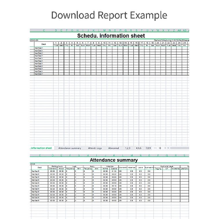 Facial Attendance Fingerprint Recognition Password Unlock Voice Prompt No Software UDisk FAT32 Format Direct Export EXCEL Report