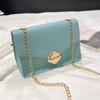 Spring and summer plain weave small square bag, casual and sweet shoulder bag, square messenger bag, and a mobile phone bag.
