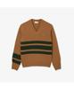 LACOSTE Men'S Striped V-Neck Sweater Ah5180-55N 9Iq