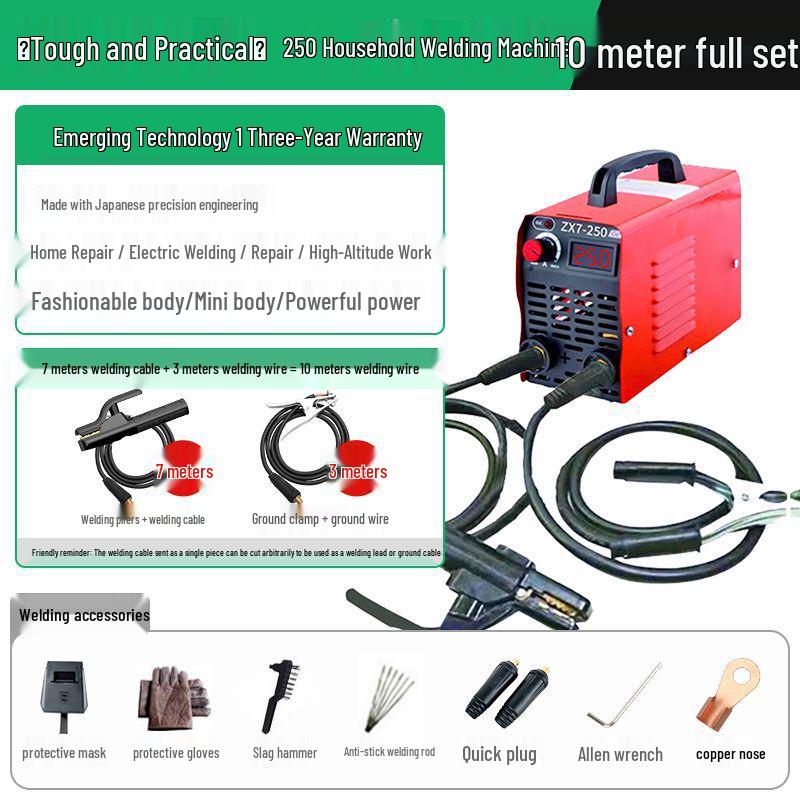 Portable 220V 315 Handheld Welding Machine - Compact Household DC Mini with All-Copper Components